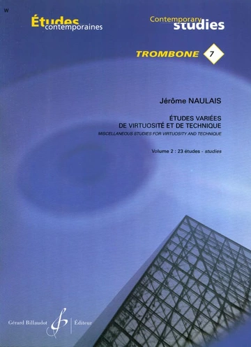 Études variées de virtuosité et de technique. Volume 2 : 23 études Visuel